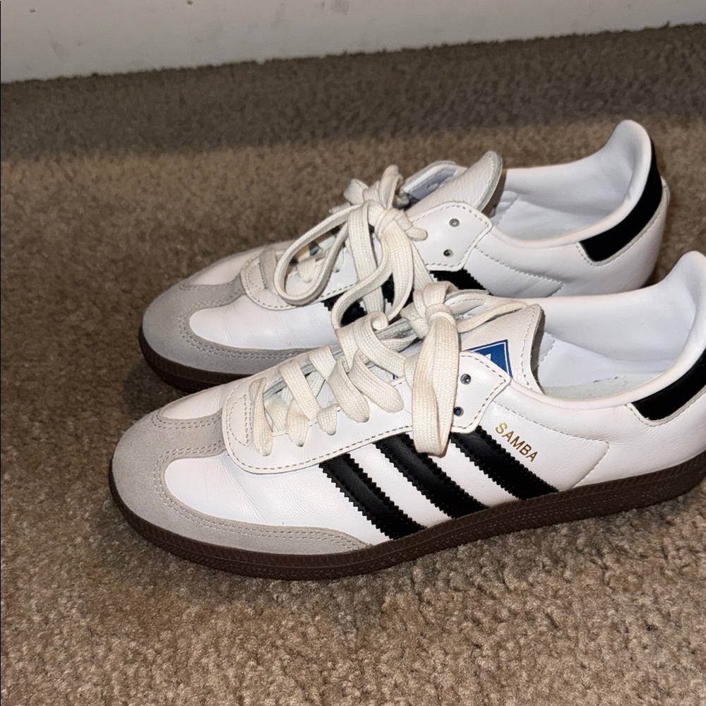 Adidas Samba White Black Gray Sneakers